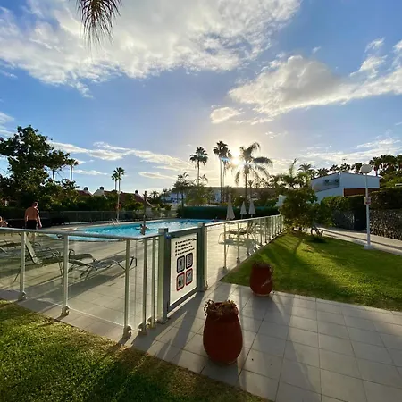 Casa Con Terraza Y Piscina En Pasito Blanco, Cerca De Maspalomas 度假居